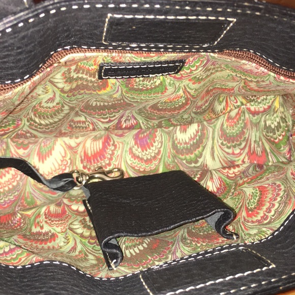 NWOT Dooney & Bourke Black Leather Mini Tote Bag - Picture 4 of 4